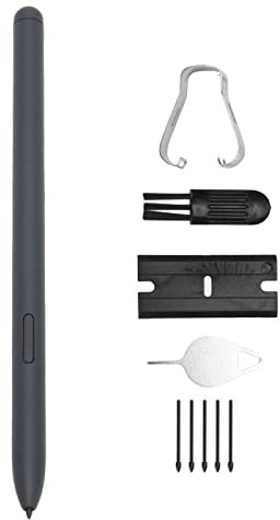 Replacement S Pen Stylus Pen with 5 Tips for Samsung Galaxy Tab S6 Lite 10.4 SM-P610, SM-P615, Tablet Stylus. (Black)
