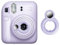 MUZIRI KINOKOO Close Up Lens Compatible for Fuji Instax Mini 12 Instant Camera with Self-Portrait Mirror - Fuji Mini 12 Selfie Lens Selfie Mirror - Purple