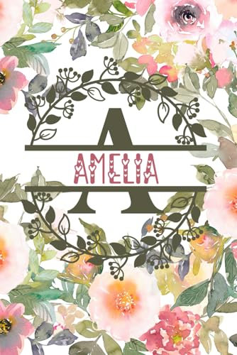 Amelia: Personalized To Do List Notepad with Elegant Floral Design Cover. 120 Pages of Practicality and Charm. The Perfect Amelia Name Gift, Lined ... Goals. Enhance Your Efficiency and Style