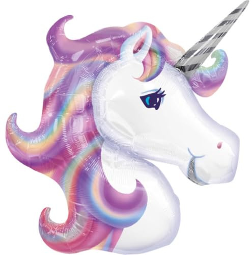 SuperShape Einhorn Pastel P35 verpackt 83 cm x 73 cm