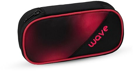 Wave Infinity Schlamperbox, Federmäppchen, Schlampermäppchen, Faulenzer Box, Federmappe, Stifte Etui, Mädchen, Unisex (335-79) (Meteor)