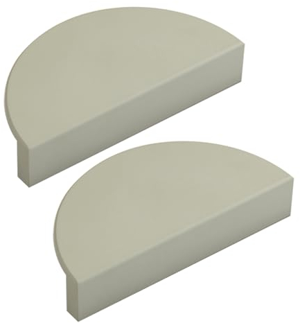 ZYFH8992 2 Stück Schrankgriffe Kinderzimmer Halbmond Profilgriff Aluminiumlegierung Möbelgriff Buntes Halbrund SchubladenKnöpfe Mehrfarbig,Türgriff Zugknöpfe für Kleiderschrank (Grün,100mm)