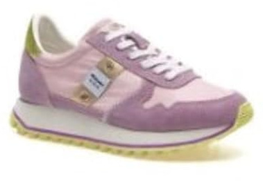 Scarpe Blauer sneaker Millen 01 suede/ nylon mauve DS24BU03 S4MILLEN01/NYG 41