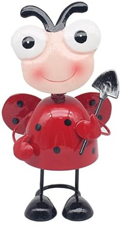 Lesser & Pavey Standing Ladybird Garden Ornaments | Lovely Gardening Gifts For Women & Men | Designed By Bright Eyes | Decorations For Any Garden