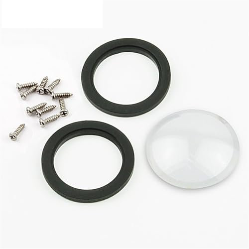 Nuovo kit di sostituzione del copriobiettivo in vetro, for custodia impermeabile For GoPro For Hero 2 For Hero 1
