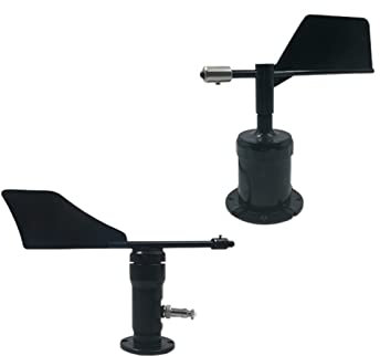 Station météo intelligente Capteur de vent girouette extérieure accessoires de surveillance météo vitesse du vent vent indicateur de vent Avec capteur à ultrasons(10)