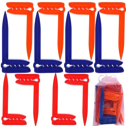 12 Pinzas Toalla Playa Arena - Piquetas para Toallas de Playa - Pinchos para Fijar Manta Camping - Accesorios de Playa - Pinza para Sujetar Toallas - Pinzas para Manta de Acampada - Beach Towel Clips