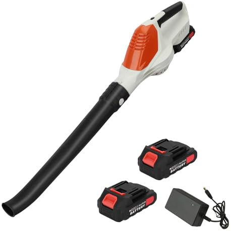Batteria soffiatore per foglie, 240 km/h, batteria 180CFM, soffiatore a 5 velocità, ventilatore con A kku e caricatore, soffiatore da giardino per la cura del prato, polvere, peli di animali domestici