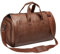Garment Duffle Bags for Travel PU Leather Garment Duffle Bags for Travel, Convertible Duffel Suit Bag with Shoe Compartment, Waterproof Garment Bag Suitcase for Travel and Camping, marrón, Se référer