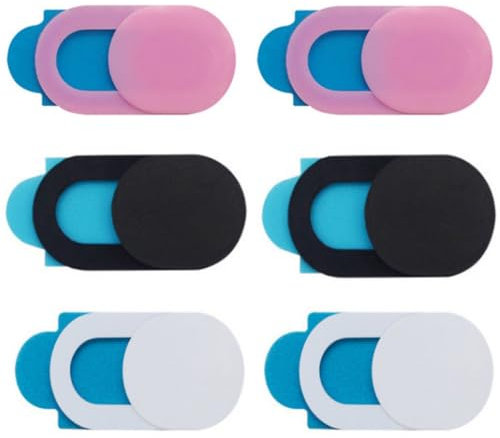 6 Pcs Webcam Cover Slider, Ultra Thin Design Web Camera Cover Slide for Laptop, Desktop, PC, Tablet, Smartphone and More