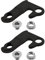 The Lord of the Tools 2 x MTB-Fahrrad-Schaltwerk-Haken, RE9GA Heckhaken, Dropout-Rahmenadapter, kompatibel mit Giant Bikes Anthem kompatibel mit XTC (schwarz)