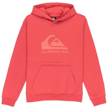 Quiksilver Maglione in Pile Comp Logo Hoodie Kids Rosa 16