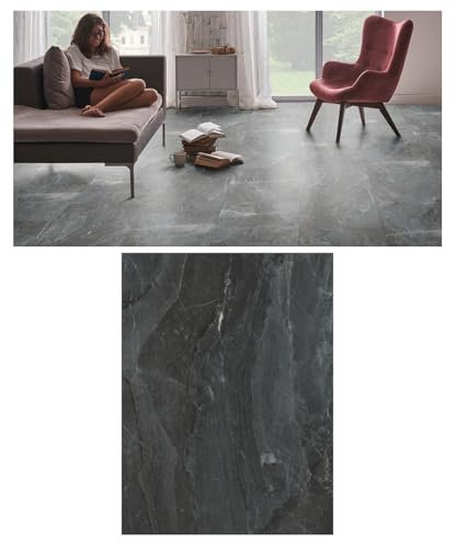 Premium Desing Klick Vinylboden Marmor Optik - 2.341m² Boden mit integrierte Trittschalldämmung 830 x 470 x 5 mm - | Fußbodenheizung geeignet | (2151 WINDECK MARMOR, 2,341m²)