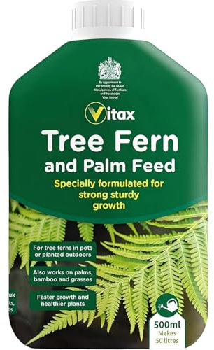 ASA® Vitax Tree Fern and Palm Feed - Plants Food Fertiliser Formulated - For Strong Foliage Plant, Tree Ferns, Ferns, Palms & Grasses - Easy to Use - Concentrated - 500ml