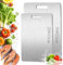 2PCS Titanium Cutting Board, Stainless Steel Chopping Board, Double-Sided Food Grade Cutting Board, Ideal for Handling Meat and Vegetables Separately
