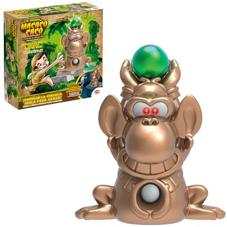 Bizak Der Schatz von Macaco Caco, kommt in die Perle, ohne Sie zu erkennen, Stealth and Strategie-Spiel, grünes Licht, rotes Licht, 3 Schwierigkeiten zur Auswahl, ab 6 Jahren (64011320)