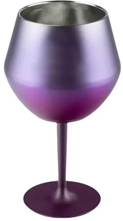 Bicchieri da vino personalizzati in acciaio inox inciso, tazze personalizzate Aggiungi il testo della tua immagine, in acciaio inox con stelo portatile con stelo per feste in piscina (viola)
