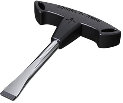 TONHOKJ T-Griff Schlitzschraubendreher für Kamera Schnellwechselplatten & Stativplatten – Ergonomisches Montagewerkzeug für Schlitzschrauben, 38g Leichtbau, Robust & Präzise
