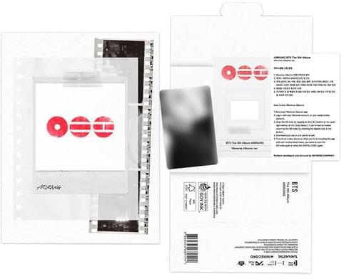ARIRANG The 5th Album (Weverse Albums Ver.) Card Holder + QR Card + User Guide + 4 Extra Photocards Official K-POP Sealed Album