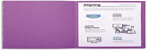 Exacompta 410016E Packung (mit 100 Aktendeckeln Forever, aus Recycling Karton 250 g, DIN A4, 21 x 29,7 cm) violett