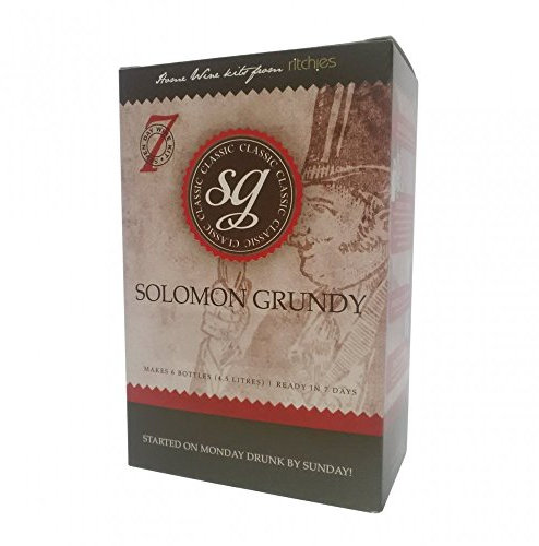 Solomon Grundy 7 day 6 bottle wine kit - Medium Sweet White