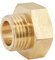 SOMATHERM FOR YOU, Réduction laiton brut Mâle 33/42 - Femelle 40/49, raccord filetés, étanchéité sur filet ou joint plat, compatible avec tous raccords laiton, eau chaude/froide