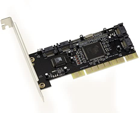 KALEA-INFORMATIQUE Scheda controller PCI 4 SATA INDIPENDENTI o Raid 0 1 0+1 con chipset Silicon Image SIL3114 con supporti High Profile e Low Profile