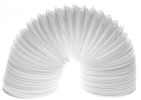 Spares2go Vent Hose Pipe for Whirlpool Vented Tumble Dryers (4m / 4 diameter)