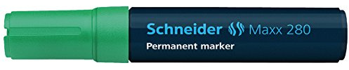 Schneider Novus 280 Permanentmarker, grün, Strichsträrke 4+12 mm