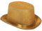 Zylinder Hut Gold Bowler Glitter glänzend Hochzeit De Luxe Glamour Sir England