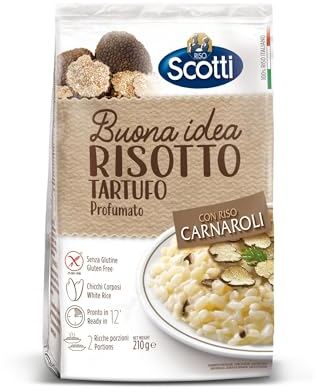 Riso Scotti - Risotto al Tartufo - Riso Carnaroli Senza Glutine - 210 gr