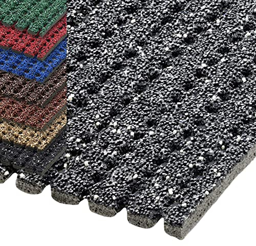 etm® Sicherheitsmatte gegen Glätte | Outdoor Teppich mit Rutschfester Granulat Beschichtung | Antirutschmatte für Außenbereich | 120 cm Breite und viele Farben und Längen (3 m Länge, grau)