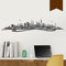 WANDKINGS Wandtattoo Skyline Ruhrpott mit Fluss 160 x 37 cm - Braun - 35 Farben zur Wahl