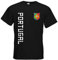 Portugal T-Shirt Trikot Basic EM-2021 Schwarz L