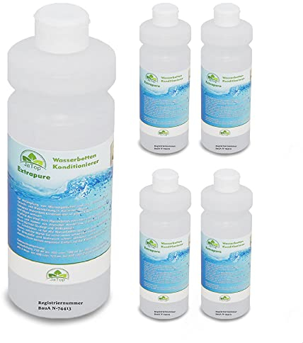5 x 500ml Wasserbett Conditioner Conditionierer für Wasserbetten Konditionierer