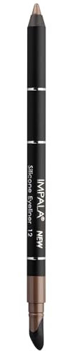 Impala - Wasserfester Gel-Eyeliner mit Silikon | Definierte Linie oder Verschwommener Effekt | Cremig Weiche Textur | Intensive, Lang Haltende und Wasserfeste Farbe | 12 Metallisch Beige