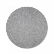 Filz Tischset rund Ø40cm in drei Farben 4Stk Farbe grau