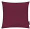 Magma Kissenhülle FINO - 40 x 40 cm - 2er Set - Hülle mit Reißverschluss - einfarbig - knitterarm und fest - waschbar, Farbe:Magma_rot_050