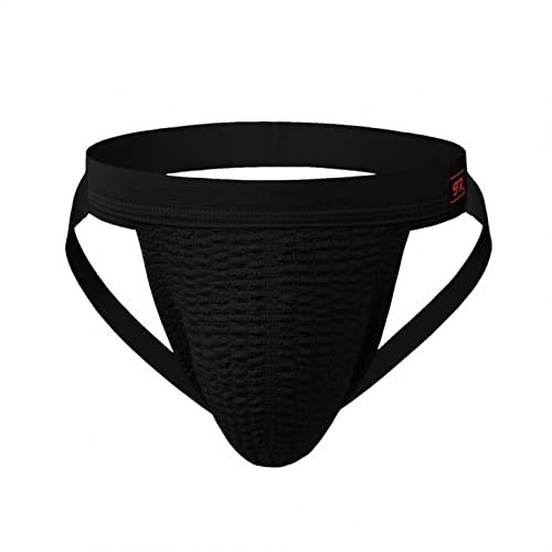 Celucke Jock Herren Tangas Jockstrap Sport, Männer Unterwäsche String Slips Bequeme Dessous Reizwäsche Schlüpfer
