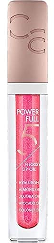 Catrice Power Full 5 Glossy Lip Oil, Lipgloss, Lip Gloss, Nr. 030 Watermelon Sparkle, pink, pflegend, mit Ölen, strahlend, natürlich, glänzend, vegan, ohne Konservierungsstoffe (4,5ml)