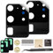 LUVSS 2 Pack Kamera Glas für Samsung Galaxy S20 Ultra SM-G988B Rückseite Kamera Deckel Linse Wasserdich Ersatz Reparatur Set
