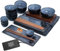 Moritz & Moritz VIDA 29-tlg. Sushi Geschirr Set für 4 Personen - Sushi Servierset mit 3x Sushi-Platte - 4x Sushi-Teller, Miso-Schale, Schälchen und Stäbchen