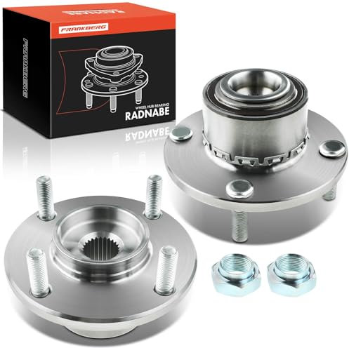 Frankberg 2x Radlagersatz unterstützt die ABS-Funktion Kompatibel mit Colt CZC Cabriolet RG 2006-2009 Colt VI Z3 A Z2 A 2004-2012 Forfour 454 2004-2006 Replace# MN102067