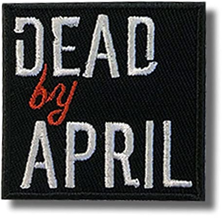 Aufnäher Dead by April, bestickt, zum Aufbügeln
