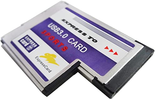 54 mm Expresskarte Expresscard auf 3 Port USB 3.0 Adapter für Laptop FL1100 Chip