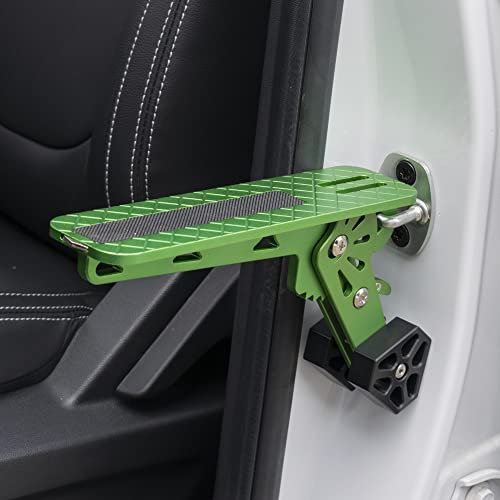 Car door step/pedal,door latch,EASY & SAFE ACCESS TO CAR ROOF BARS (GREEN) Roof Rack Door Step Up on Door Latch