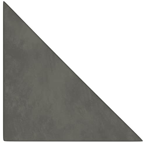 vidaXL 12x Wandpaneel Polsterpaneel Wandpolster Bettkopfteil Wandkissen Wandverkleidung Polsterwand Wandpaneele Dunkelgrau 30x30cm Samt 0,54m²