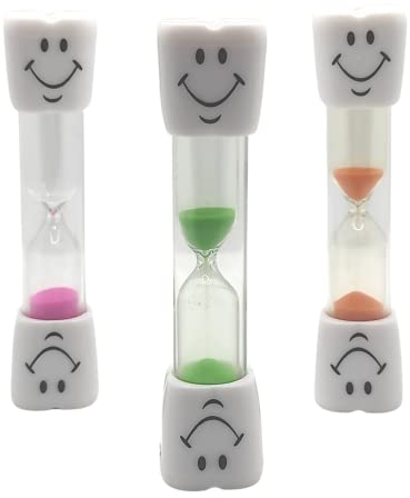 Minuterie de sablier Enfant pour Apprendre à se brosser Les Dents, Minuteur de brossage des Dents pour Enfants, Sablier pour Enfants, Horloge à Sable pour Jeux, Cuisine, Exercice, Etude