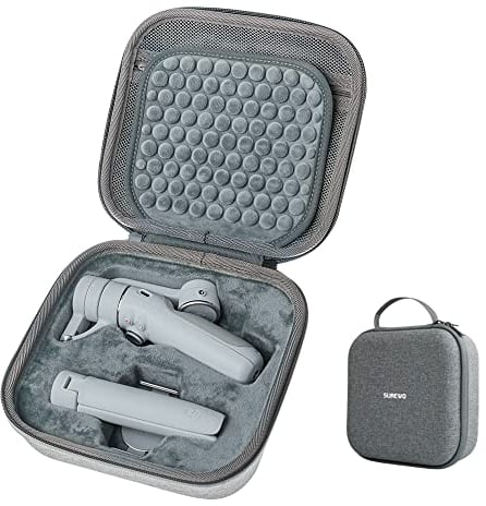 SUREWO Osmo Mobile 6 Case, Portable Storge Bag Hardshell Travel Case für DJI OM6/OM5 Gimbal Stabilizer Zubehör