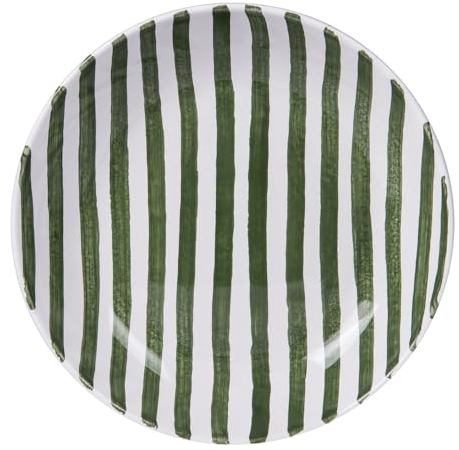 Table Passion - Assiette creuse Santiago vert 22 cm (lot de 6)